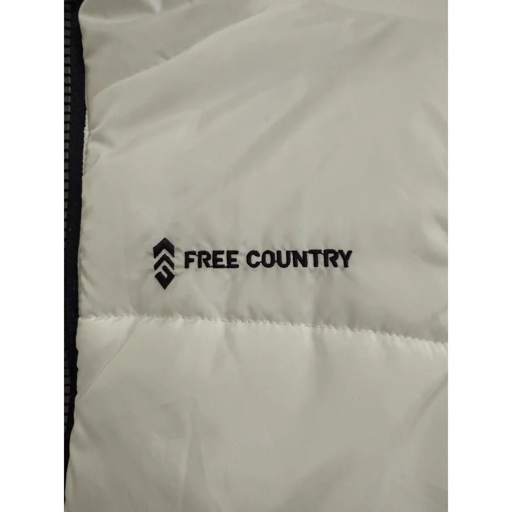 Free Country Women's White Puffer Vest - Small